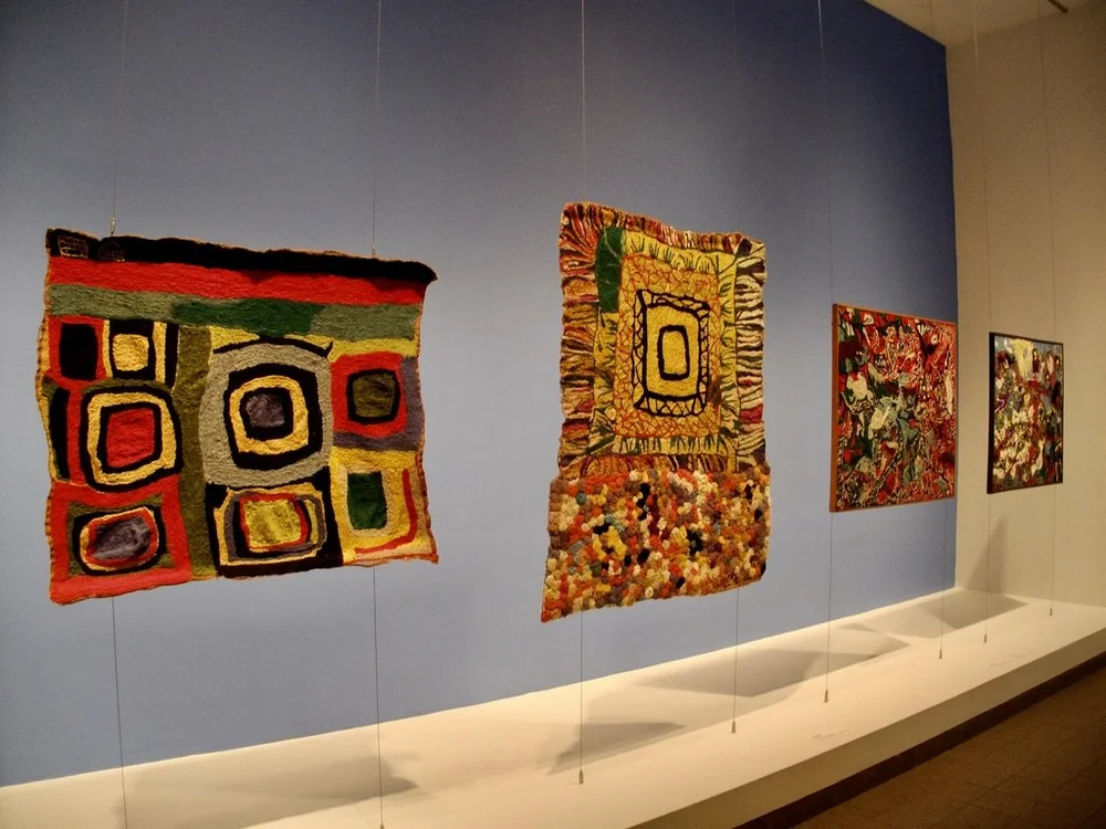  Folk Arts Museum-"Featuring 42 textile works &amp; oil paintings, 'Madalena Santos Reinbolt: A Head Full of Planets' is the first comprehensive survey of her art ever presented and marks the first-ever solo museum exhibition for the artist organized