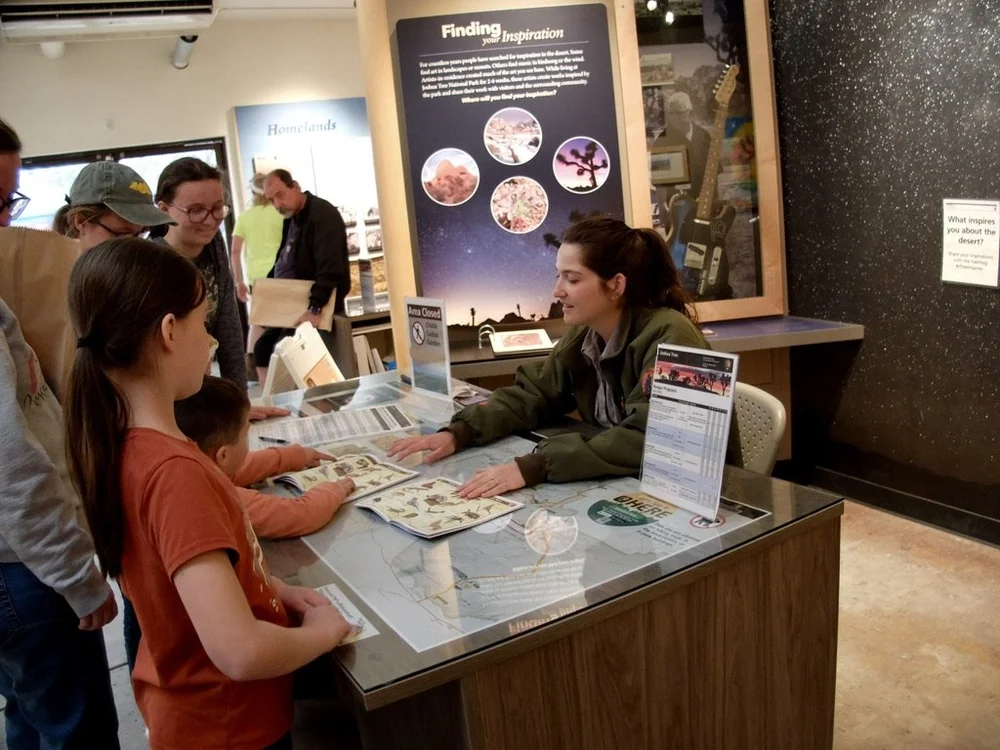  Olivia, a National Park Ranger, was great &amp; even helped us find out info. about the birding walk that we planned on taking the next morning in the next door state park. 