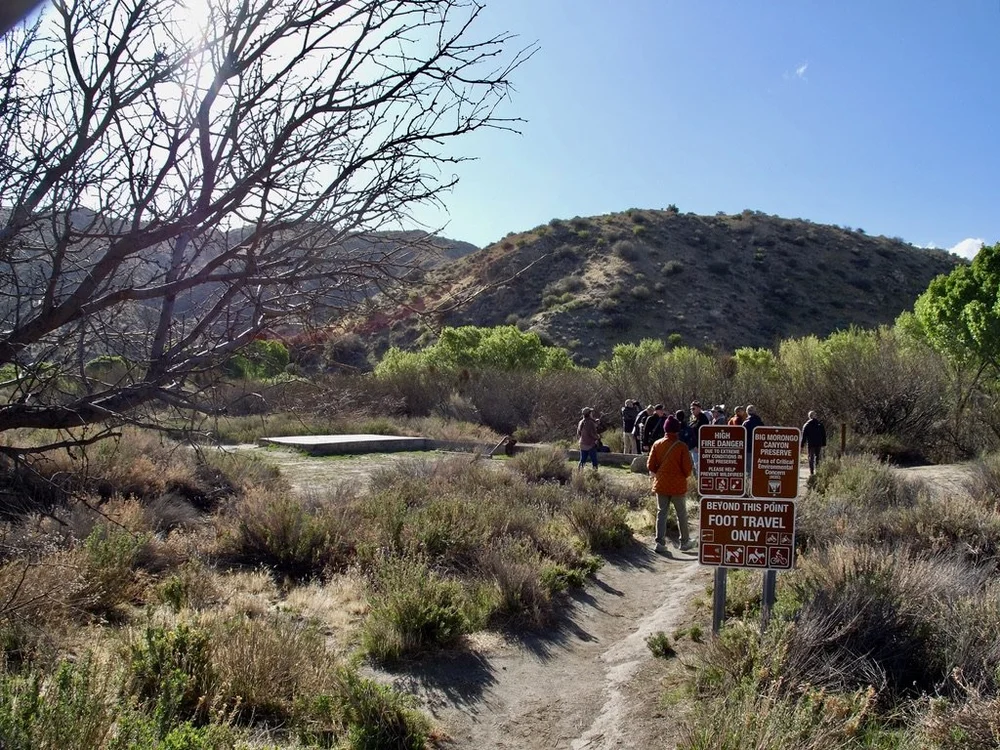  Ca. 1876 Warren Family Homestead, Big Morongo Canyon Preserve bird walk.  The Serrano Indians were the first inhabitants of the Morongo Basin. 