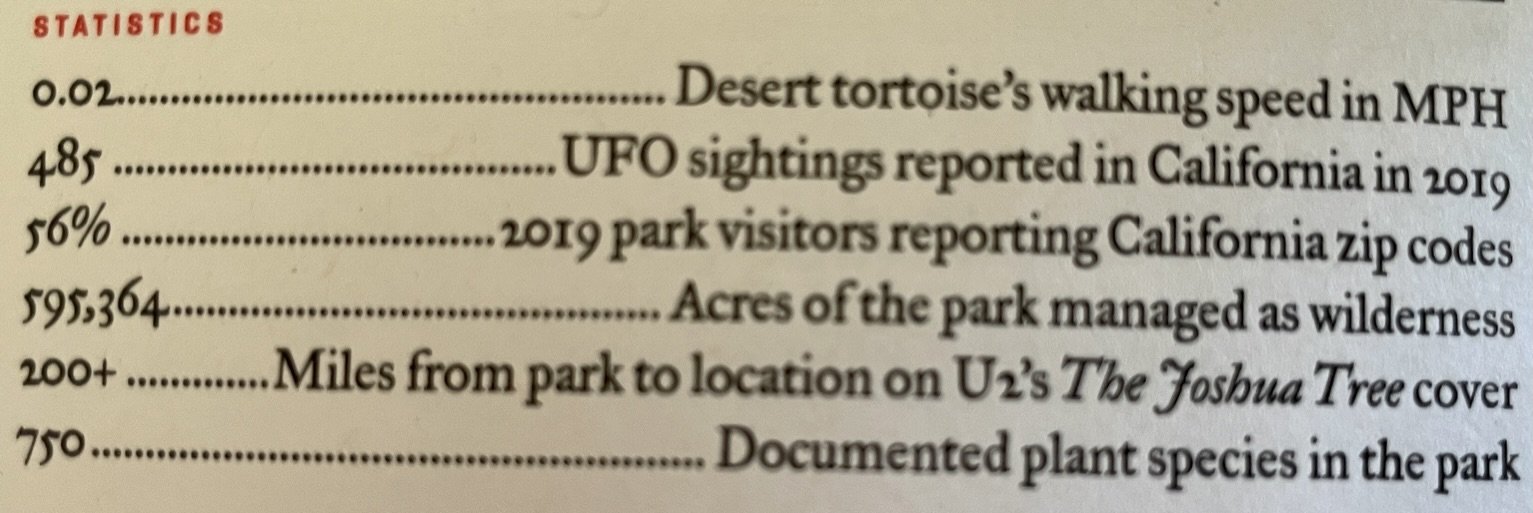 Excerpted from "JOSHUA TREE - Where Two Deserts Meet - Widsam Nat'l Parks".
