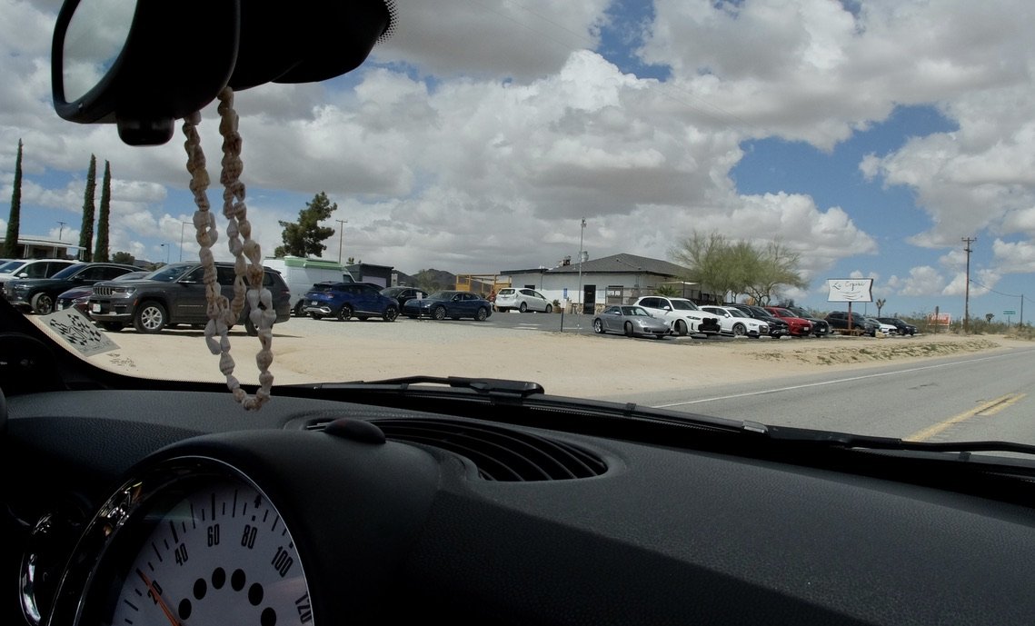La Copine, Old Woman Springs Rd., Flamingo Hts., in Yucca Valley in the middle of nowhere. It was recommended to us by an Old Spokes bike riding buddy. Eater 38 Essential Restaurants of California A Brief History: "La Copine began on a food cart i