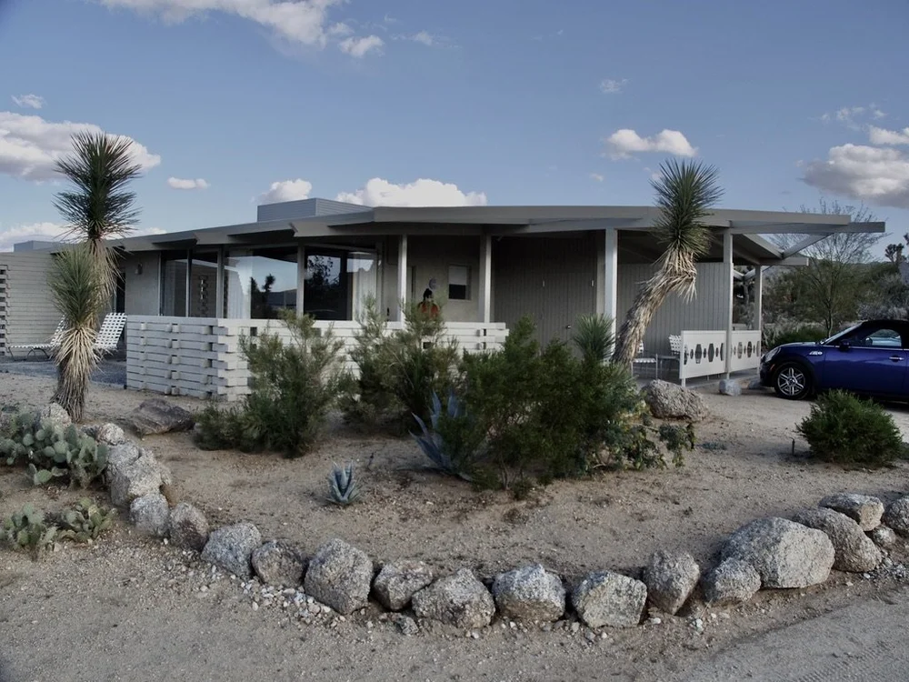  View of our ca. 1960 Homestead Modern Bungalow. "While much of the campus was done by Wright, the Bungalows were built later, by another mid-century master… 
