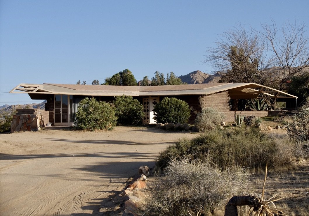 Joshua Retreat Center - A ca. 1956 "Ridge Cottage" designed by Lloyd Wright in the Organic Architecture style. "Organic architecture is a type of architectural design which came to prominence in the mid-20th Century wherein buildings are inspired by