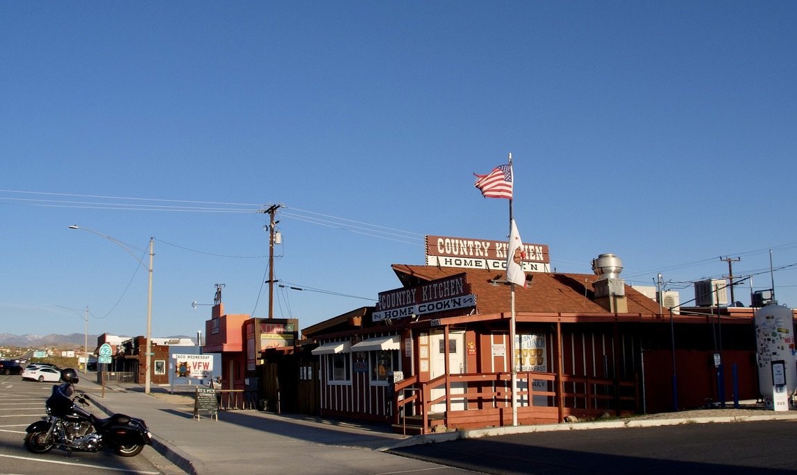 JT Country Kitchen 29 Palms Hwy, Joshua Tree since 1977 in the ca. 1949 building.