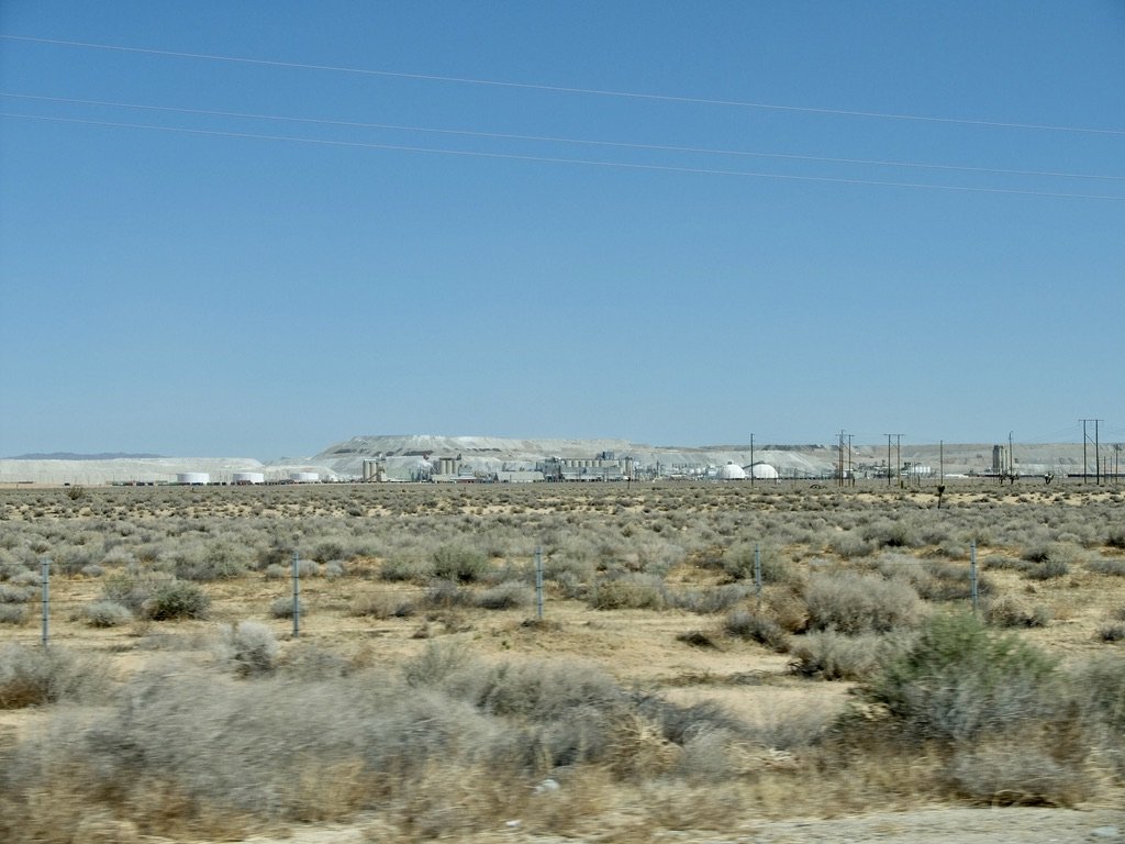 CA 58 U.S. Borax operates California’s largest open pit mine in Boron, California.