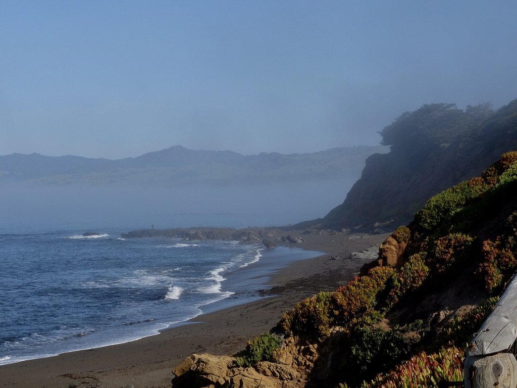 The view changed swiftly. Cambria, CA.
