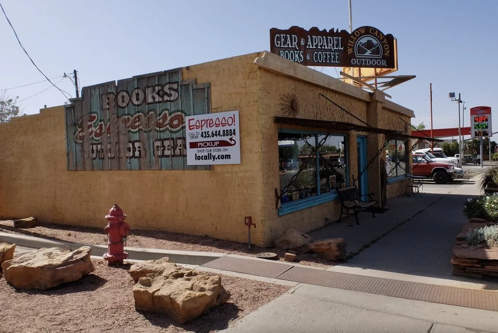 Kanab, Utah where we found desperately needed cafe macchiatos.