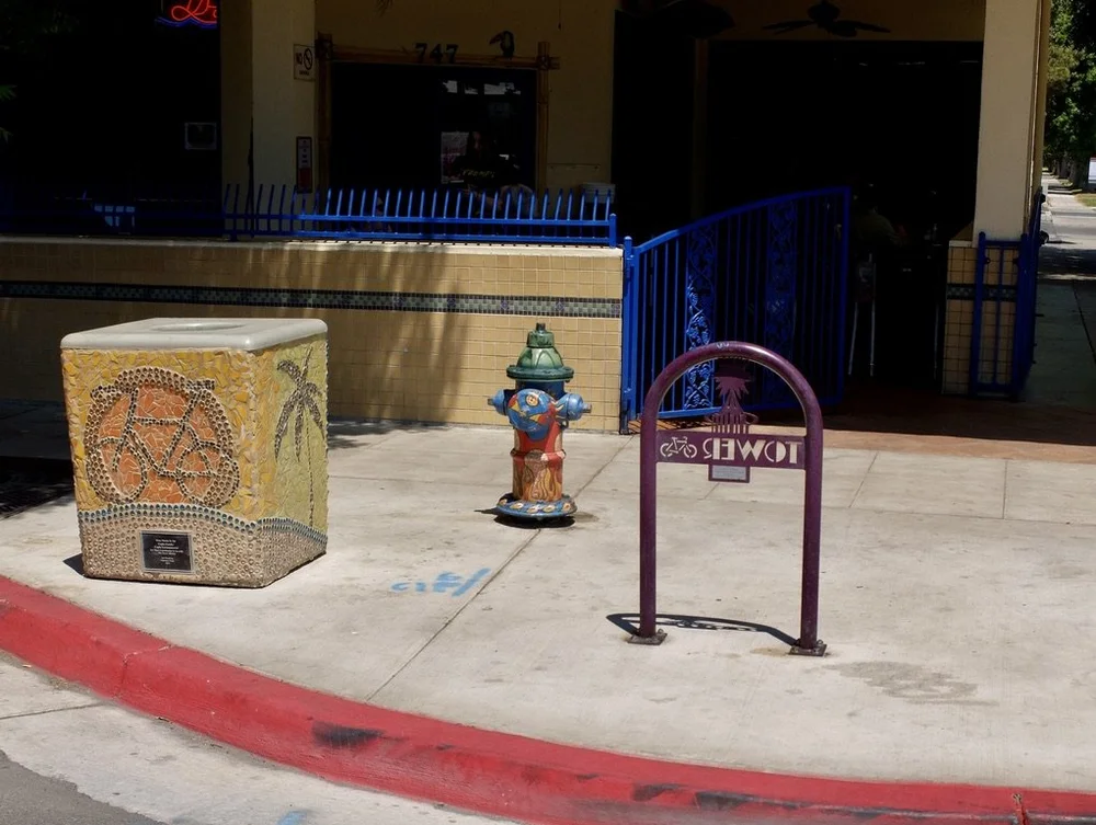 Outside of Irene's in Fresno's Tower District.