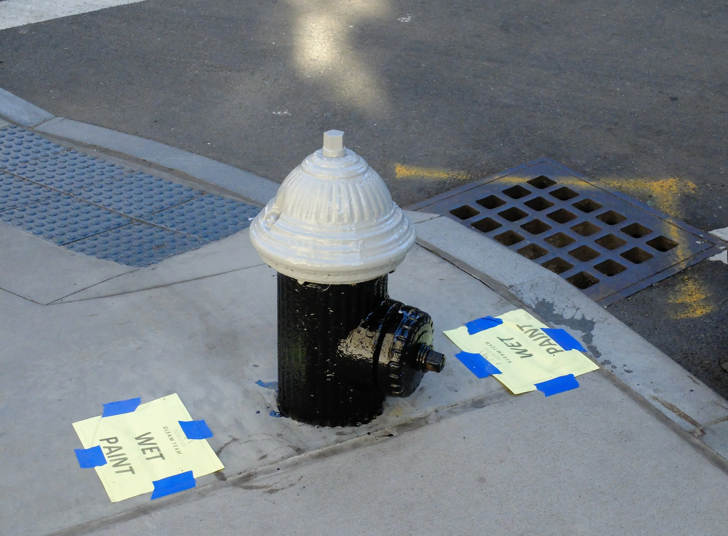 Things have changed since this fire hydrant was installed. Midtown Manhattan near Central Park.