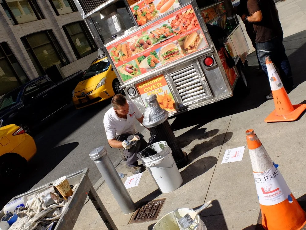  West Side Manhattan near Lincoln Center.  A Lincoln Square Ambassador who’s not distracted by the traffic nor… 