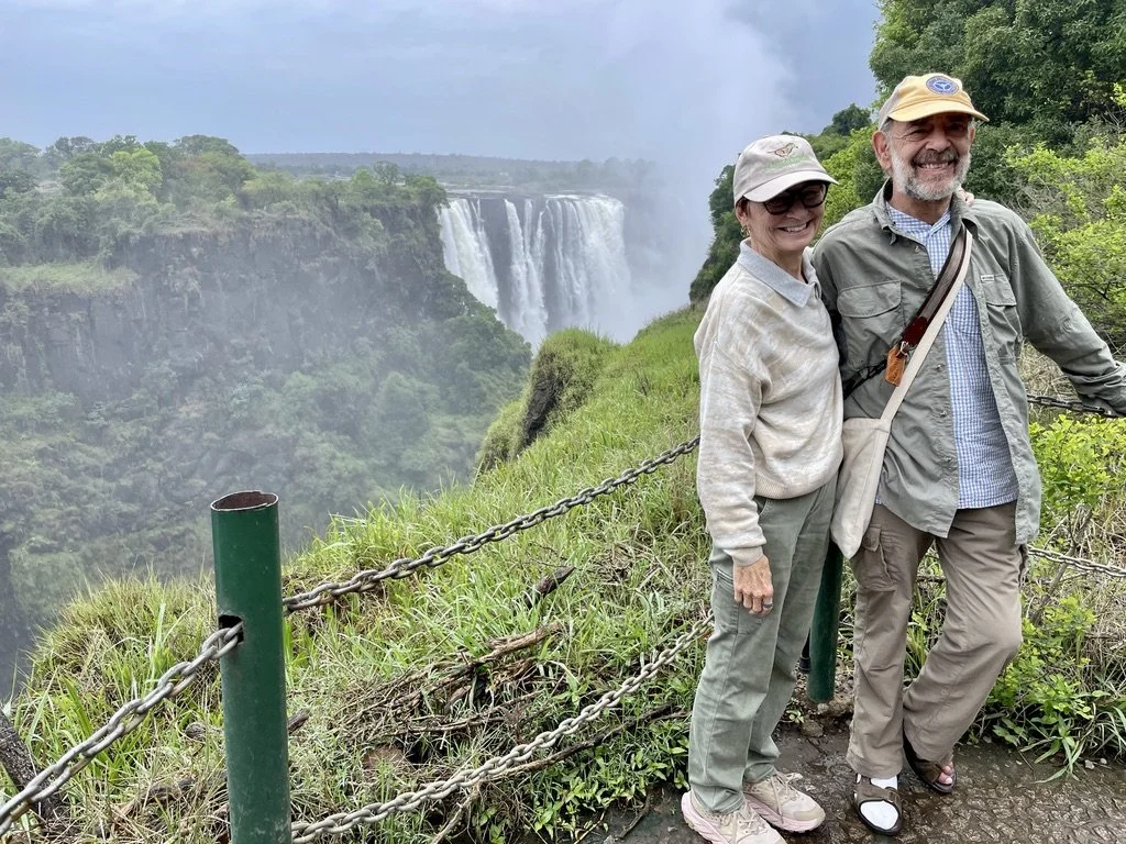 Birds of a feather together at Victoria Falls, Zimbabwe.