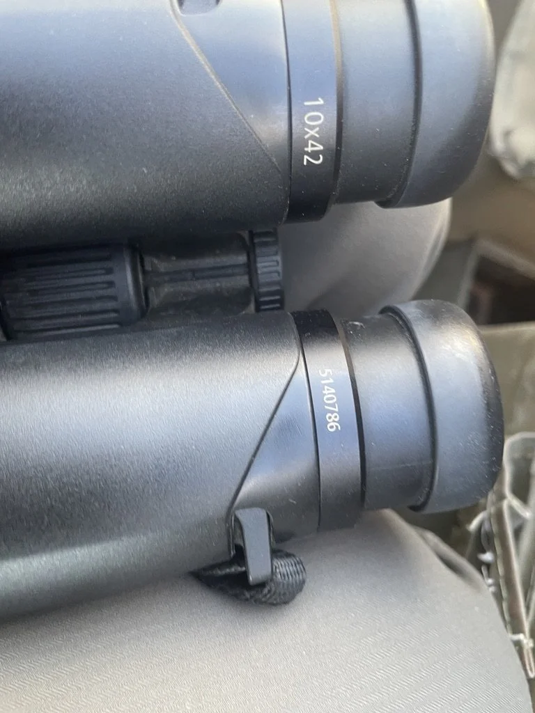  They shared their fabulous binoculars &amp; knowledge.  They identified birds by their songs &amp; between them, our driver &amp; our spotter, we found them.  Notten's Bush Camp,Sabi Sands Nature Preserve, South Africa 