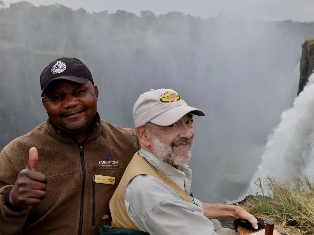  Collins was wonderful.  He was the guide assigned to us along with another couple.  He greeted me &amp; said he’d be right back.  He gave the other couple to another guide, came back &amp; said “It’s just the three of us.”    Livingstone Island, Vic