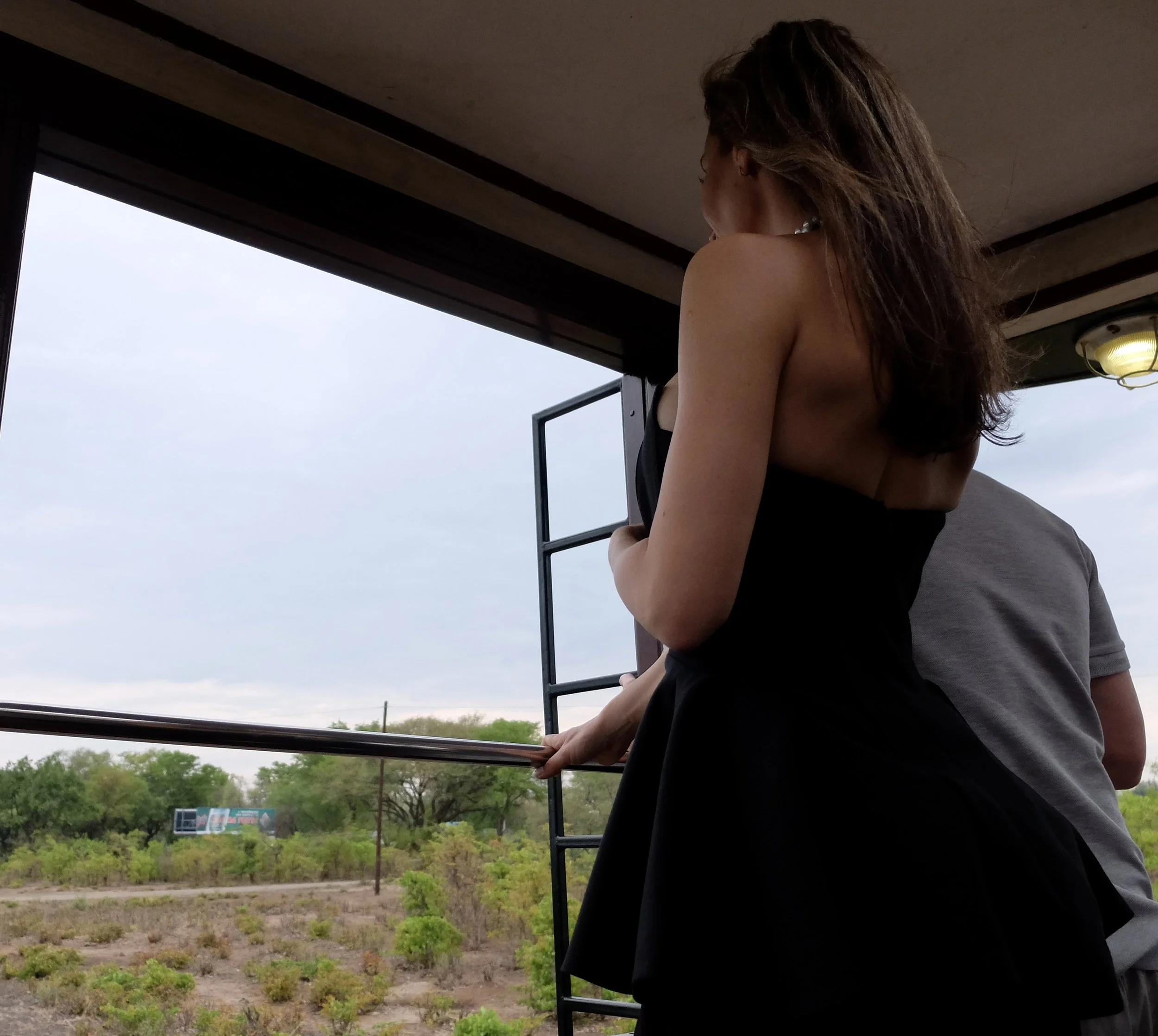  Two busloads of 30 something year old Russians had joined us on the train.  They were already drinking &amp; were noisy &amp; obnoxious.  