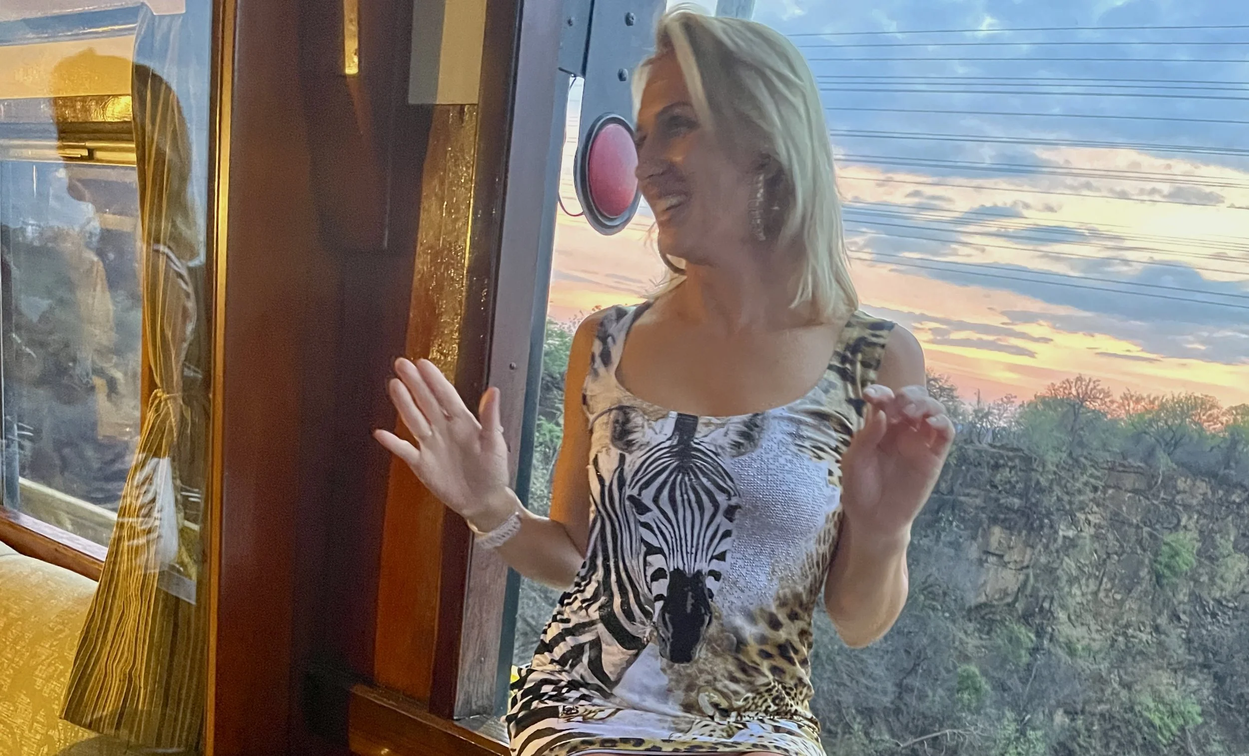  They were so demanding of the host that we almost missed our Zambia/Zimbabwe border crossing.  The border closed at 9:30.  It seems that Russians have a lot of money, of all sorts, invested in these countries &amp; what they ask for, they get.   