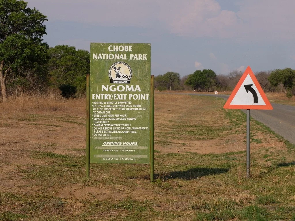  …being driven to a river boat landing on the Chobe River for some game viewing.  Chobe Nat’l Park, Botswana. 