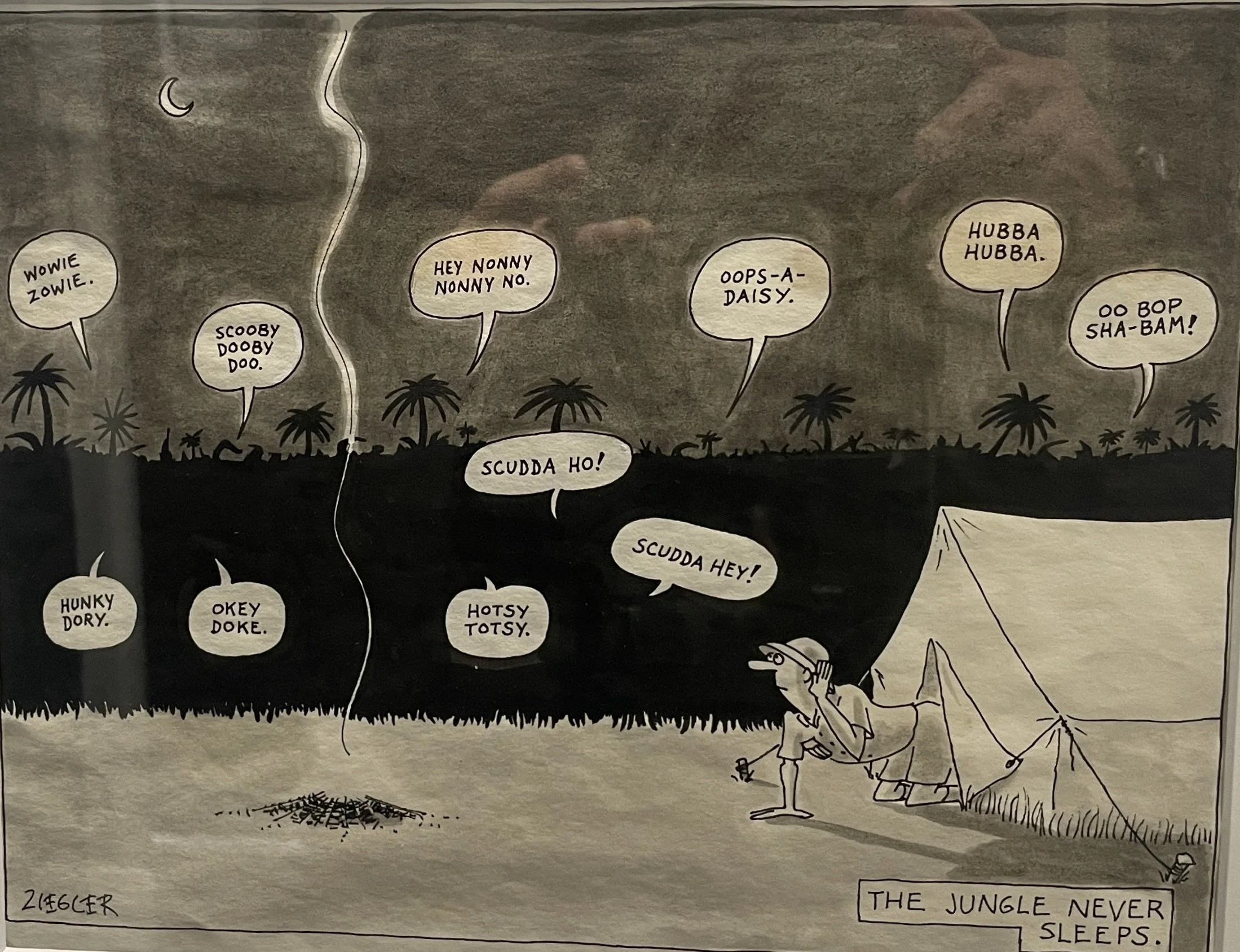  …not to go off exploring at night… 