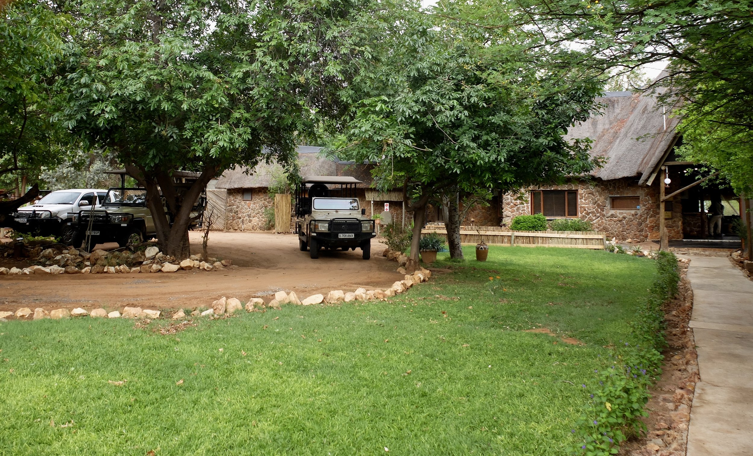 Just near our room, the entrance to the Muchenje Safari Lodge.  African Adventure Company arranged so I wouldn’t have much walking. 