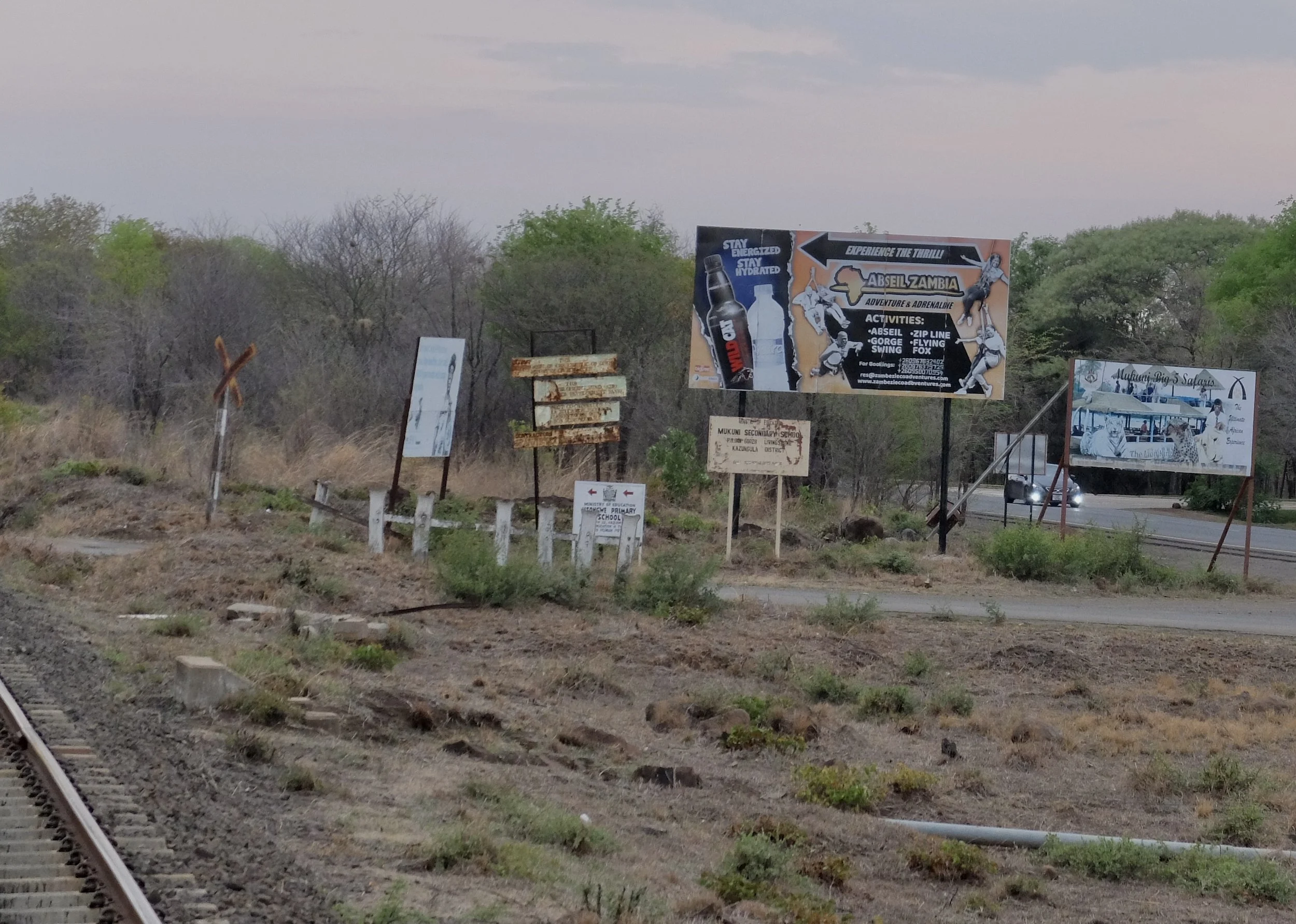  The railroad crossing arm seems like an afterthought.  