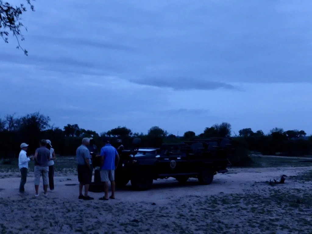  At about 6:30 PM, “the pause that refreshes.” 