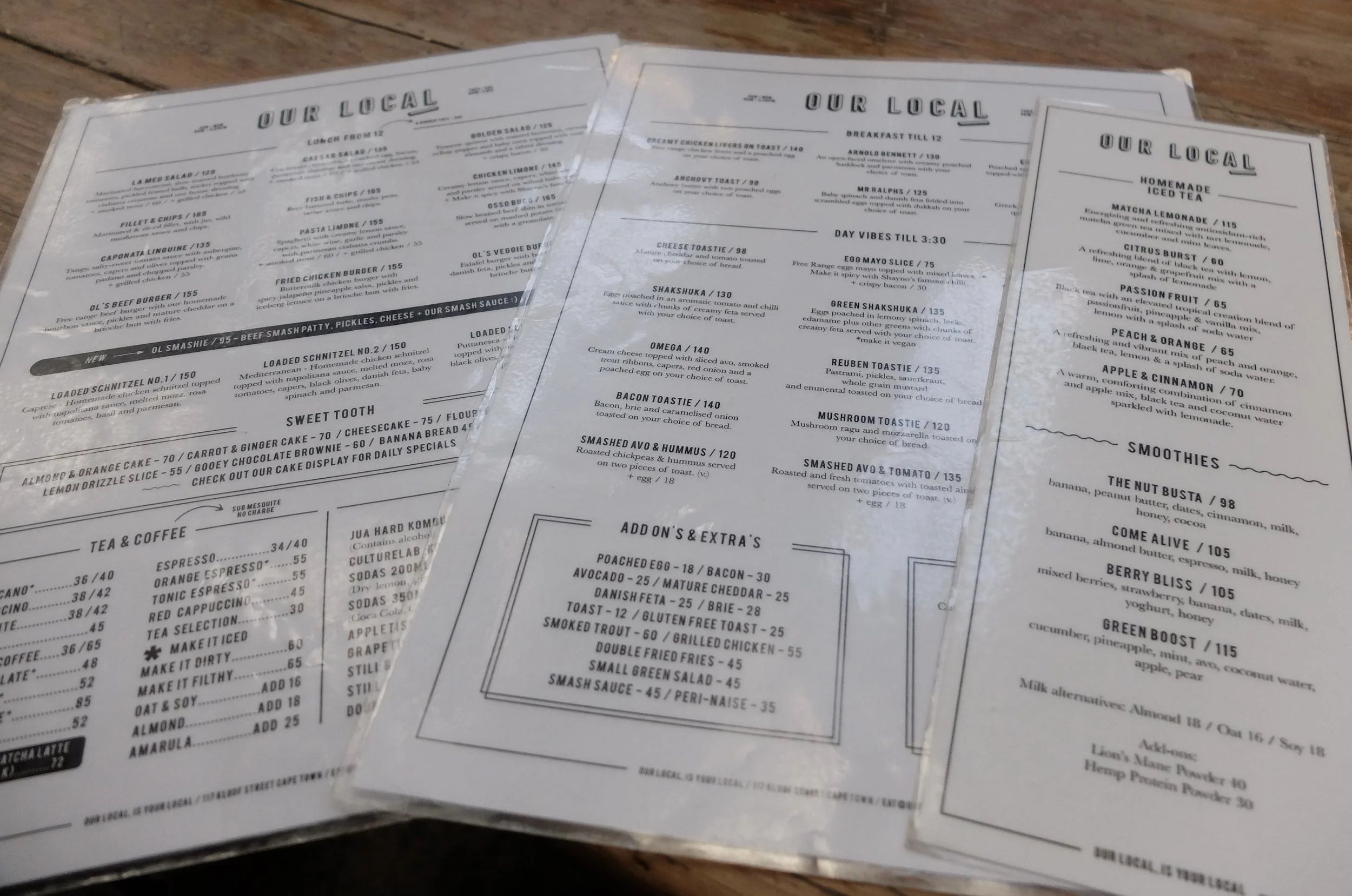  OUR LOCAL. - What a selection of pastries &amp; we had just eaten breakfast.    Cape Town Eats Tour with Karin Schmidt. 