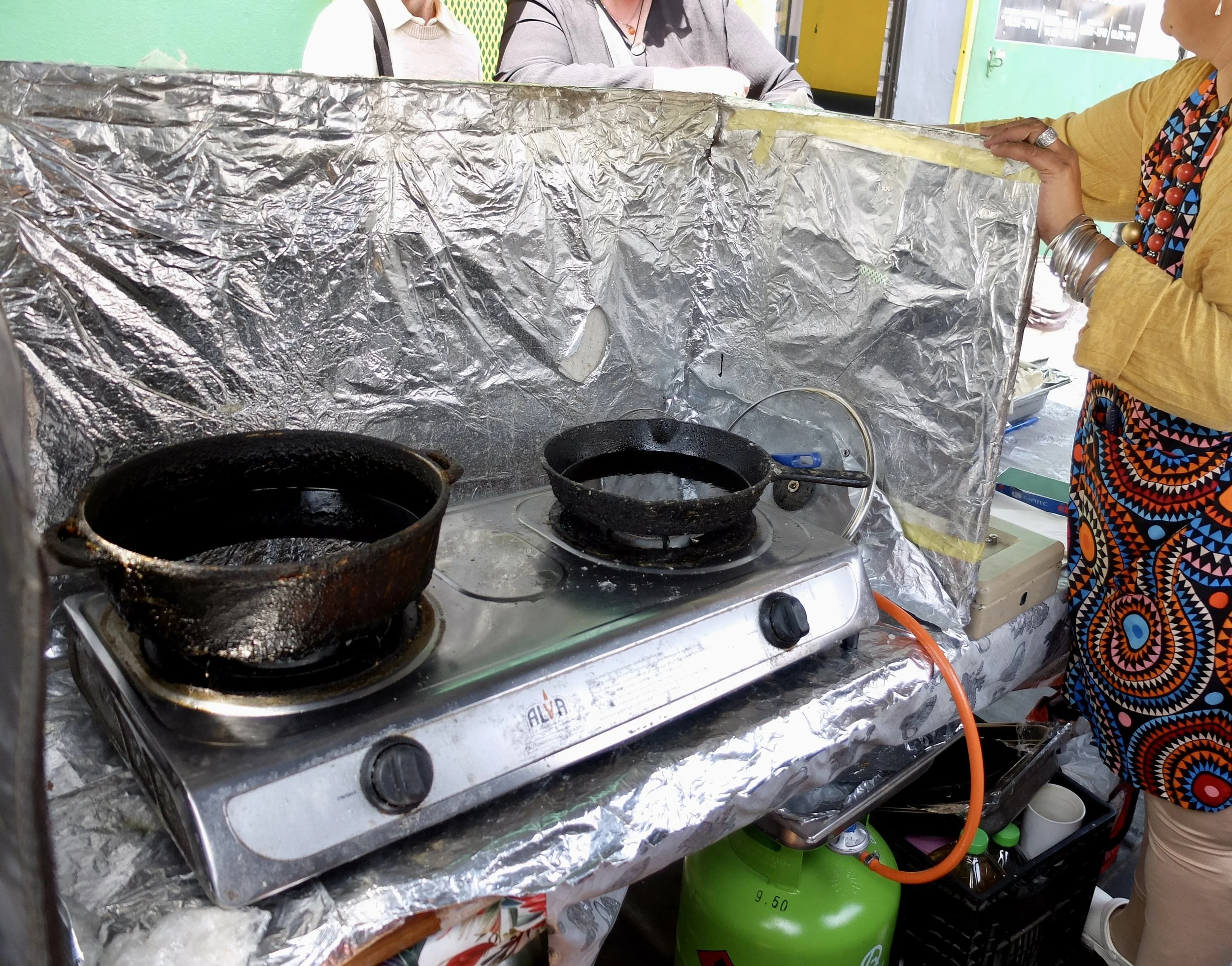  The Bo-Kaap.  She made delicious samosas.  Cape Town Eats Tour with Karin Schmidt. 