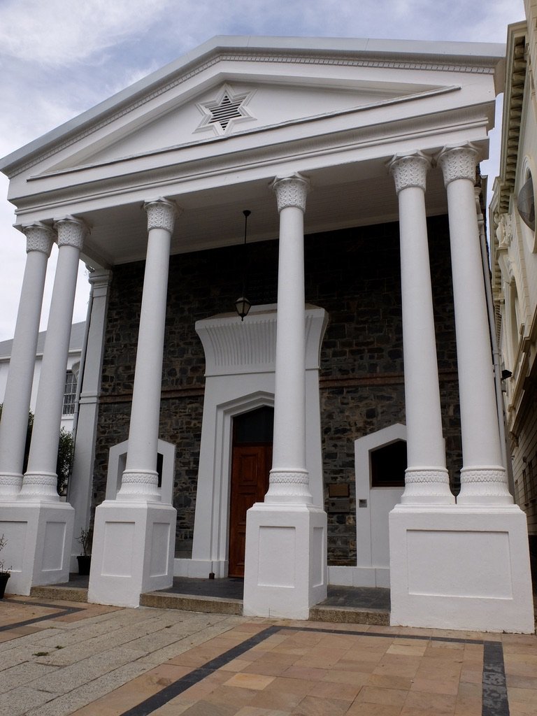  Cape Town Hebrew Congregation The First Synagogue Erected In Southern Africa In The Year I862. Now the home of the South African Jewish museum.  The restoration of the old shul was made possible by a 2021 grant from the U.S. Ambassadors Fund for Cul