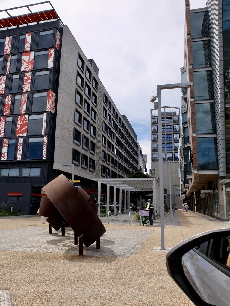  Silo Hotel &amp; Art Museum.  That sculpture is made from abandoned granary machinery.  Cape Town Eats Tour with Karen Schmidt. 