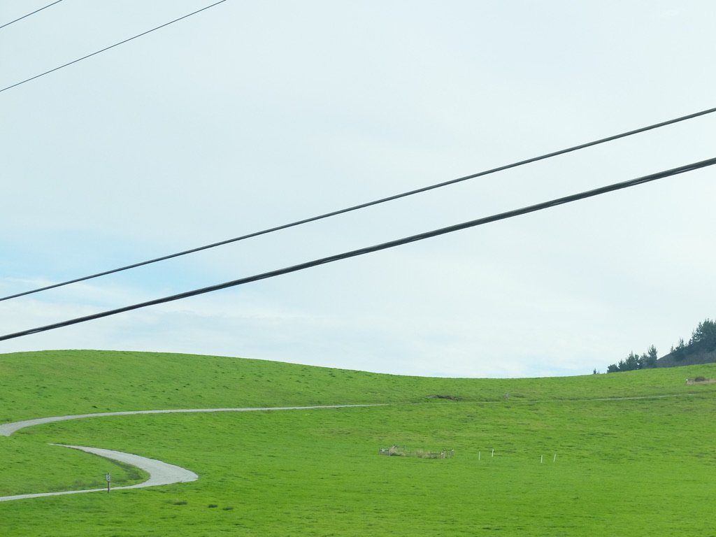  A private ranch road off Highway 1 north. 