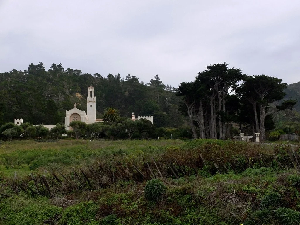  On the east side of Highway 1, the Carmelite Monastery of Our Lady and St. Thérèse. 