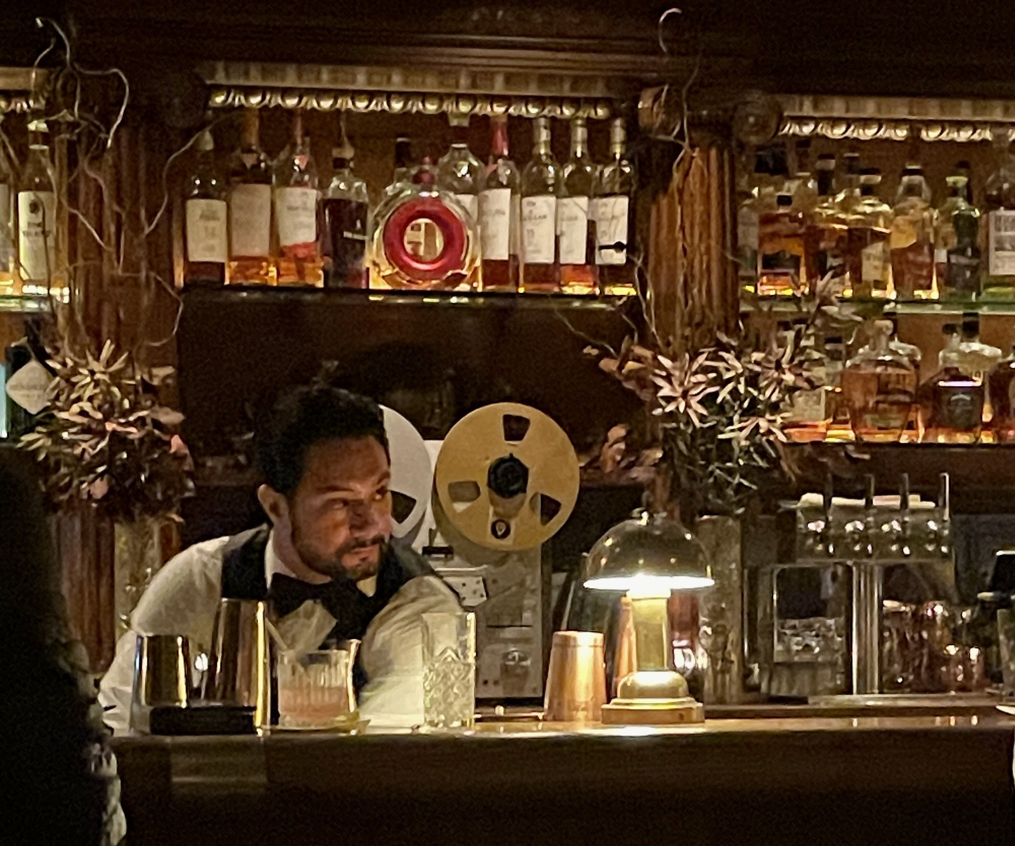  The bartender at Bud’s was poetry in motion. 