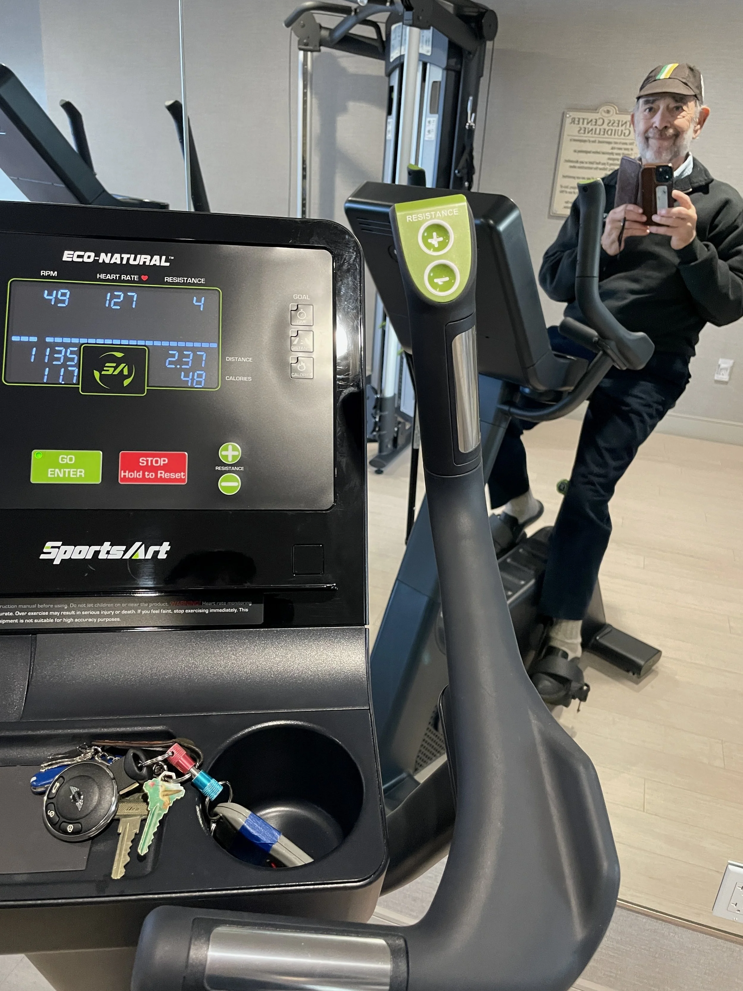  I got that ankle moving at the Tickle Pink Inn, Carmel Highlands, CA. 