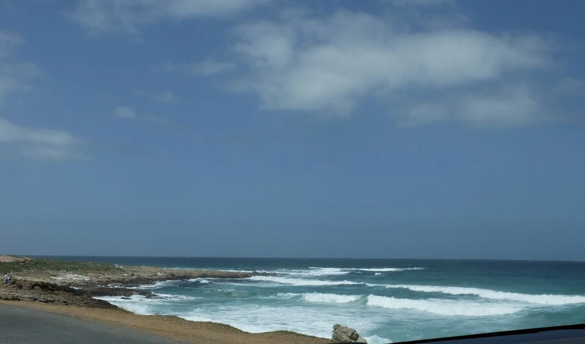   Cape of Good Hope &amp; Platboon Bay in the South Atlantic Ocean. 