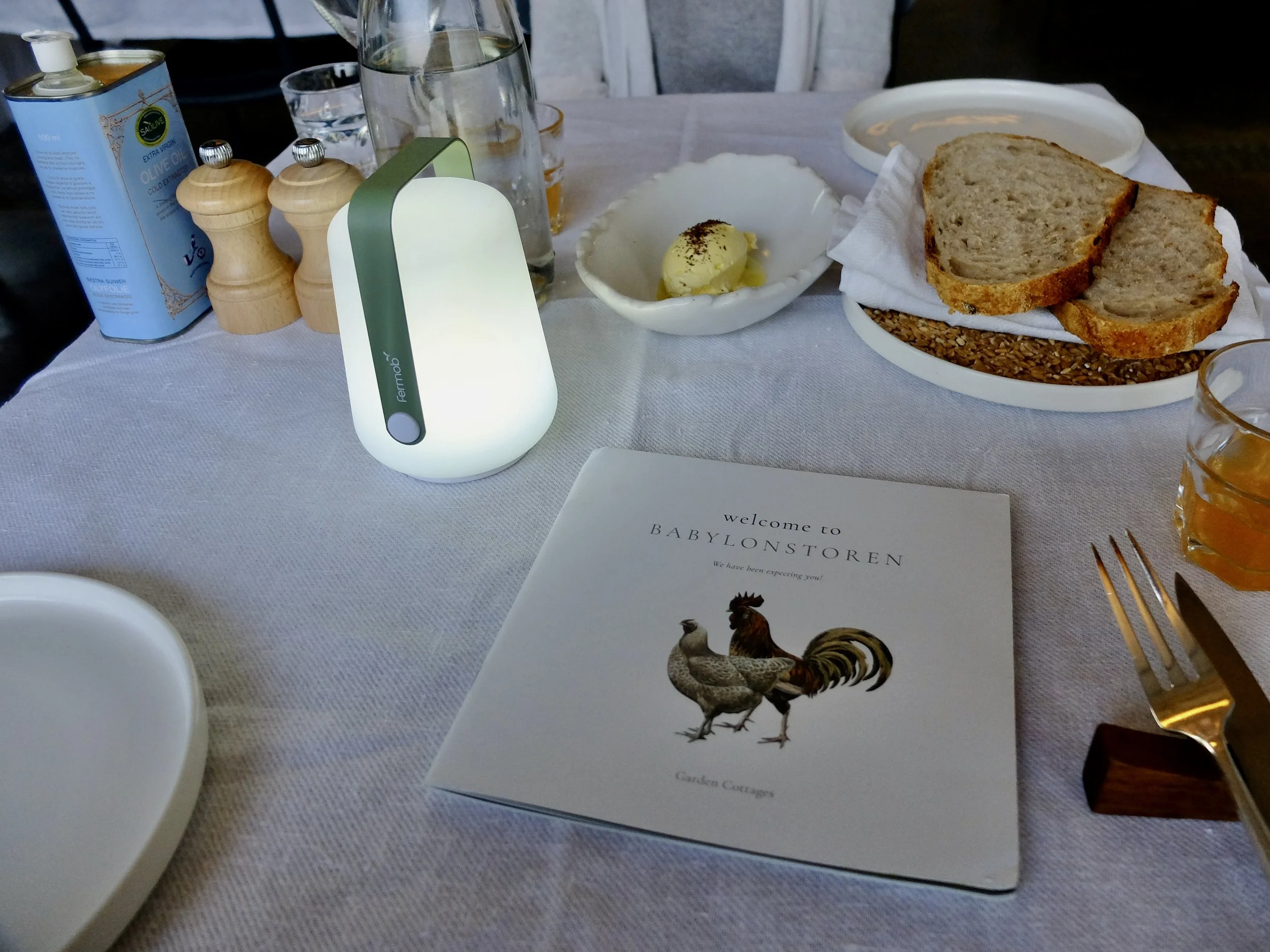  We finally made it to our destination,  Babylonstoren Farm Hotel , that was to be our lodgings for the next two nights.   Dinner at Babel Restaurant where “We have a farm-to-fork philosophy which means we like to serve food that is seasonal and that