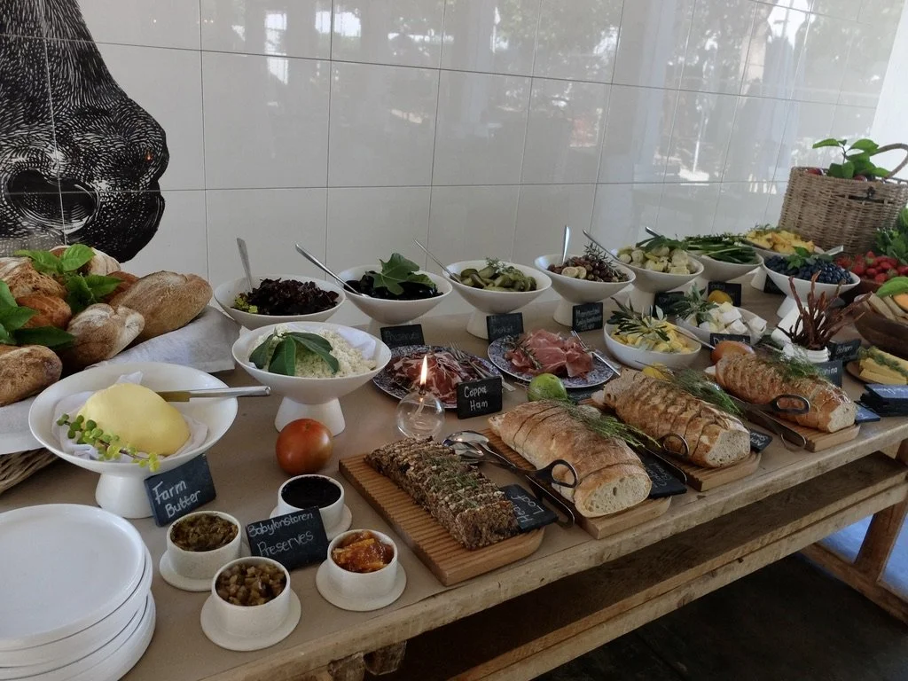  In addition to helping oneself at this spread,…  