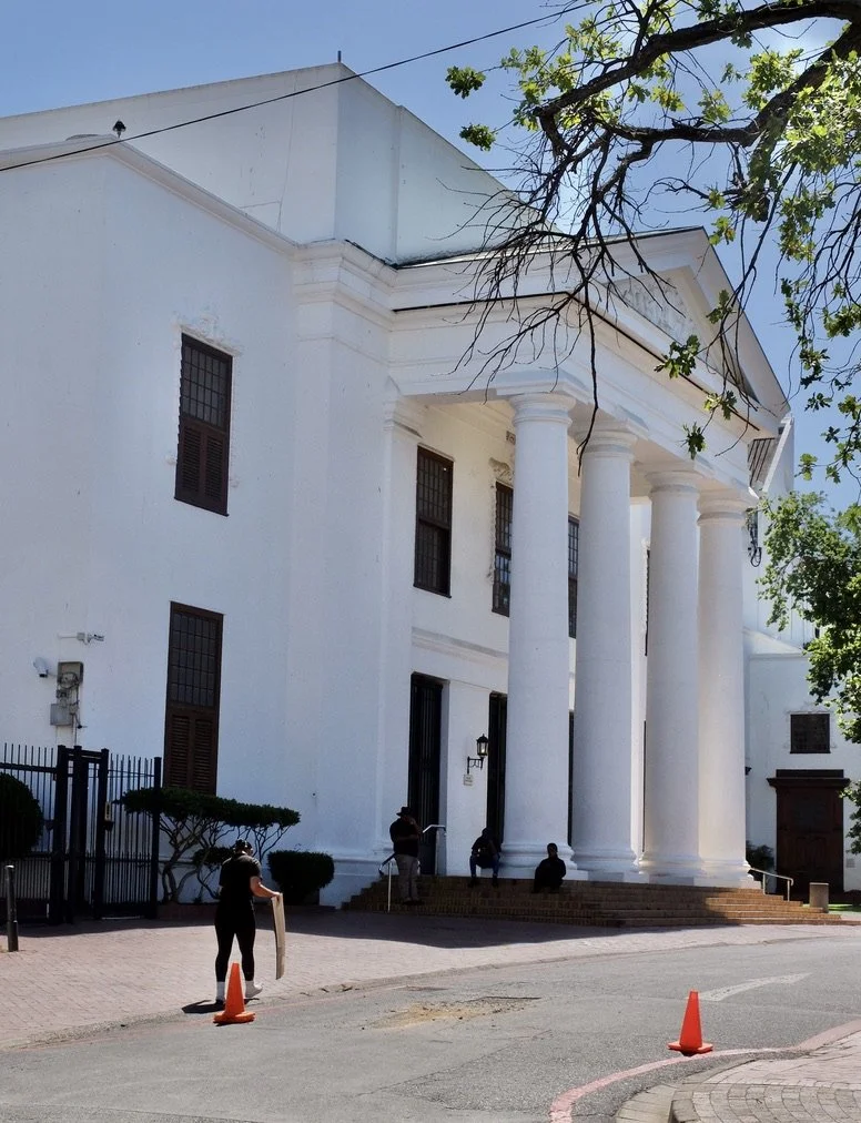  Stellenbosch's Town Hall.  It is South Africa’s second oldest town hall.     
