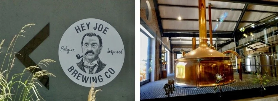  “Imported directly from Belgium,…The elegant centerpiece of the brewery is its 1961 copper brewhouse, one of only three ‘De Halve Maan’ brewhouses ever made.”   https://heyjoebrewery.com/    Franschhoek . 