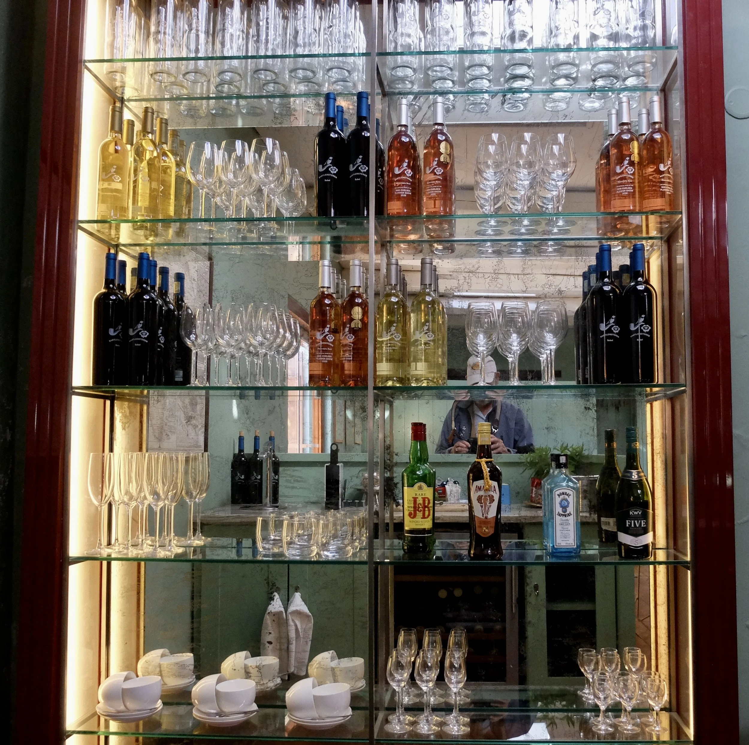  Always plenty of alcohol available at the Babylonstoren Farm Hotel.  This was in the library off the reception area. 