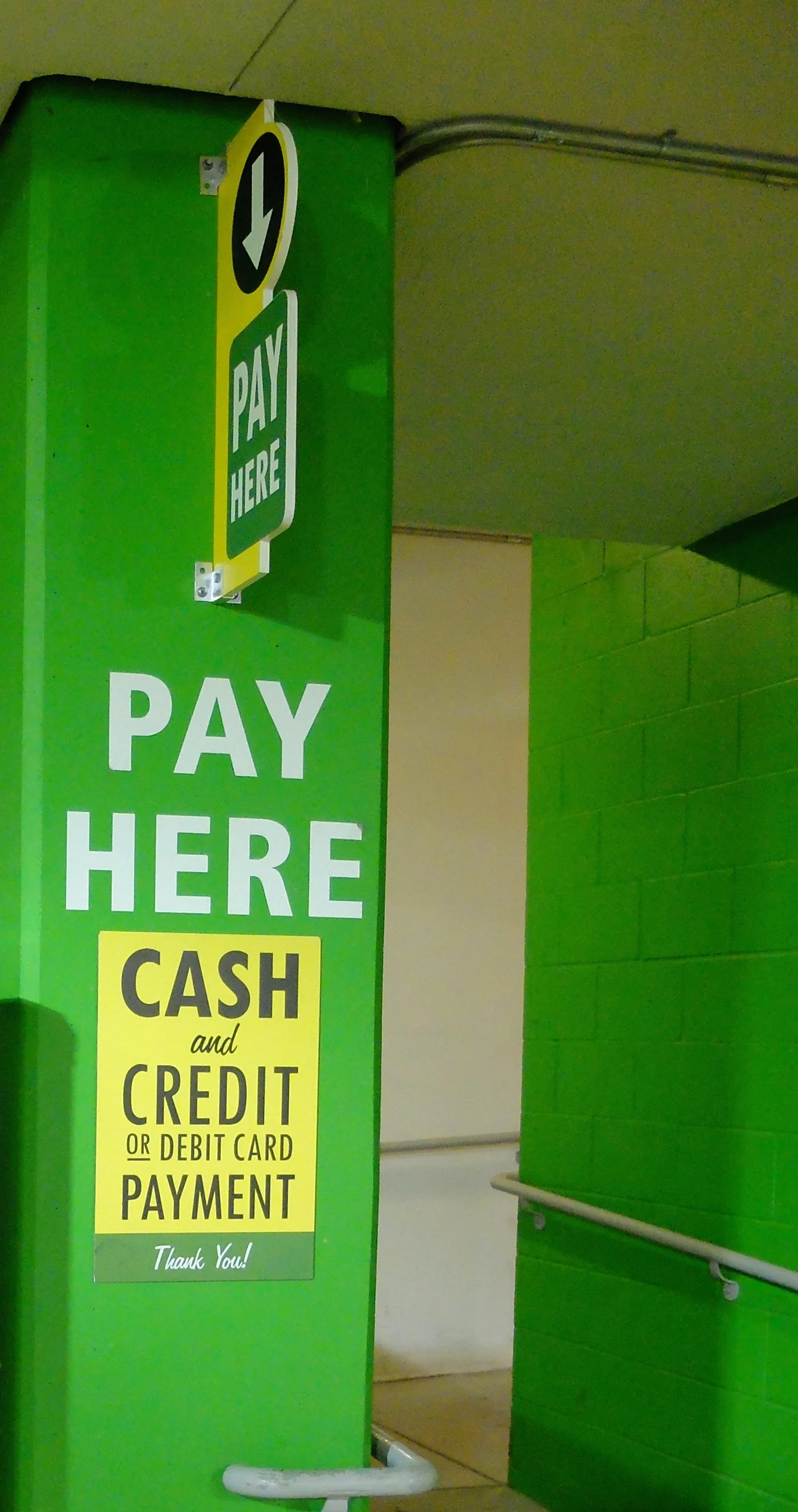  S.F. MoMA underground parking lot, Golden Gate Park. 