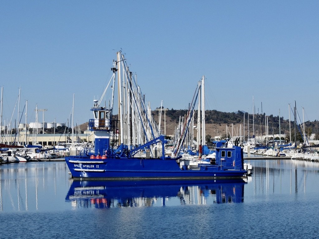  Spill Spoiler ll on the Ferry Point Loop &amp; Shipyard 3 Trail, S.F. Bay Trail, Richmond, CA. 