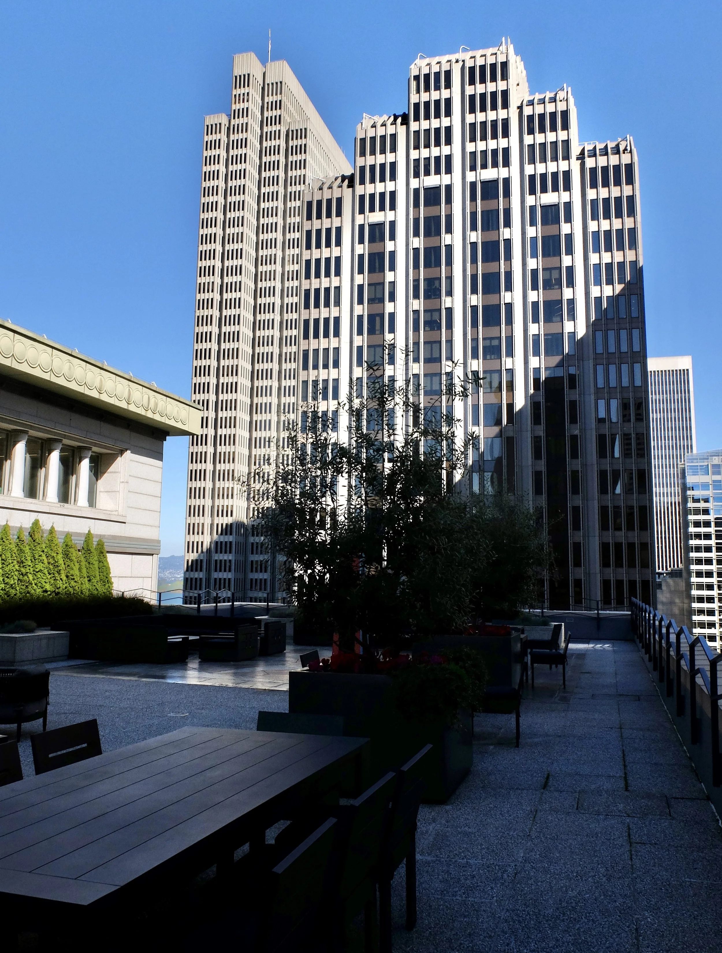  “A landscaped rooftop garden is open to the public during business hours, providing a significant amenity to tenants and others.” 
