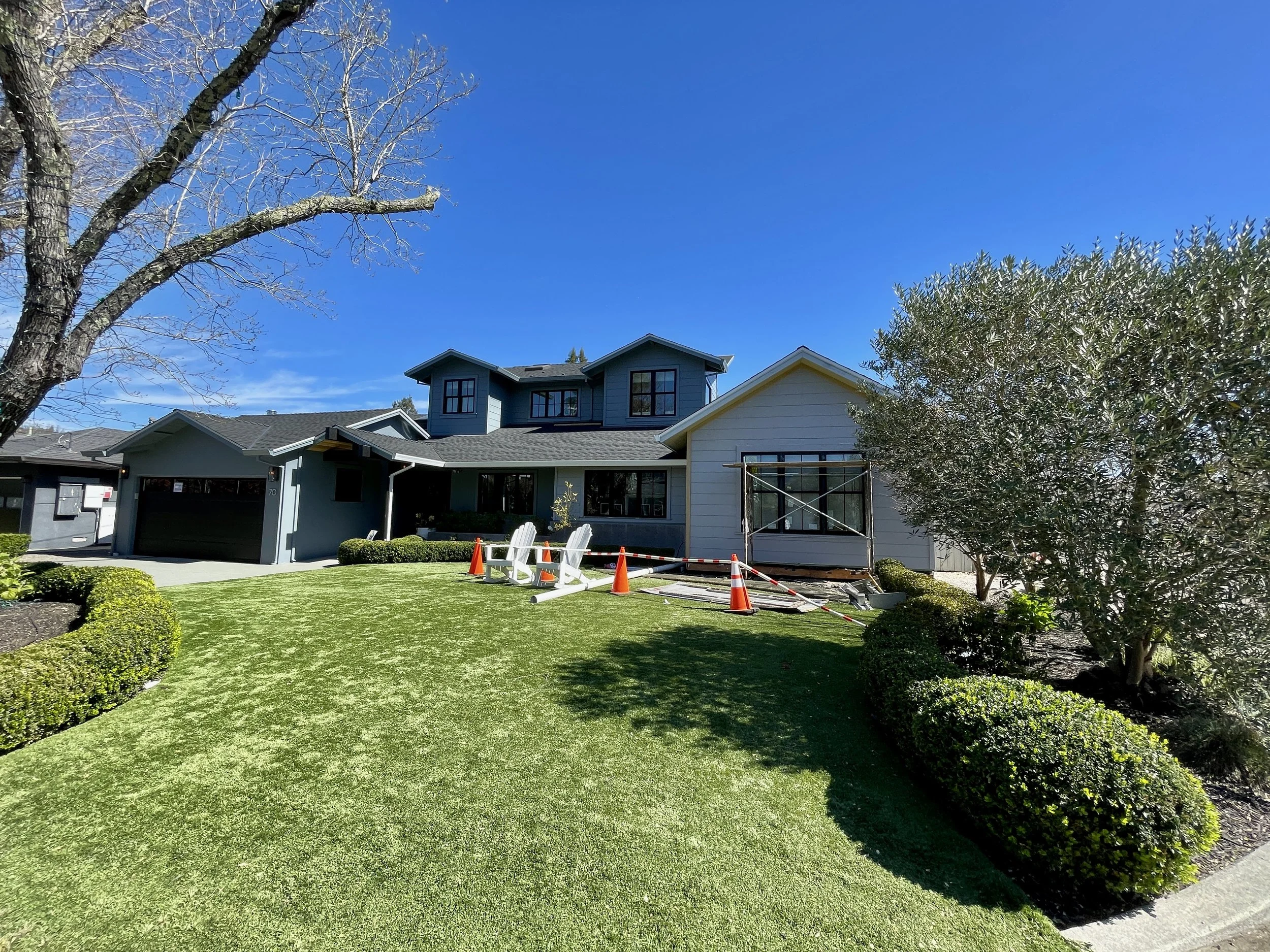  An A.D.U. added to an already built up home.  This one is for the mother-in-law. 