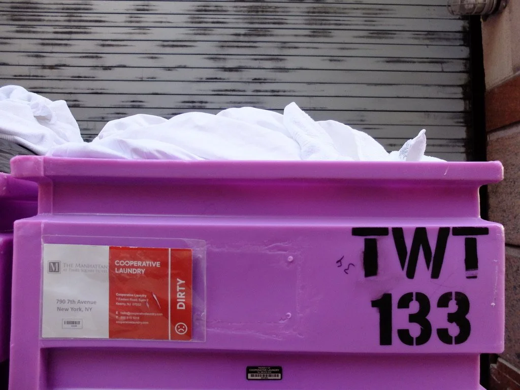  Laundry from  The Manhattan at Times Square Hotel , 790 7th Avenue, New York, NY. 