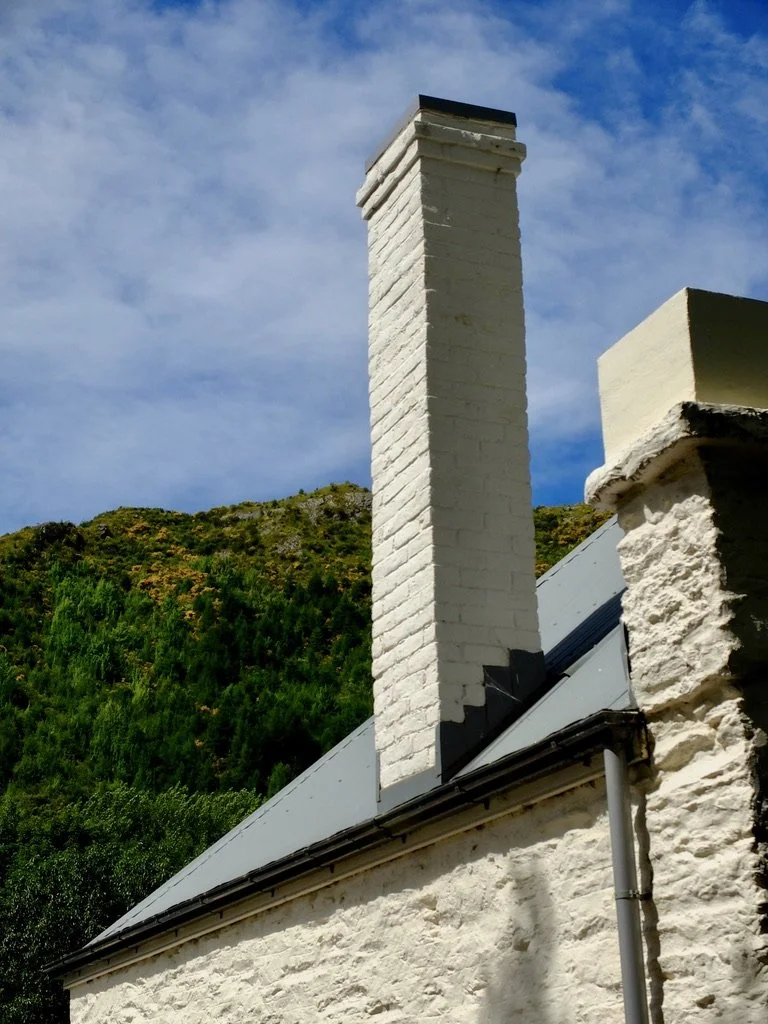  Looks like the gutter is covered.  Arrowtown, South Island, New Zealand. 