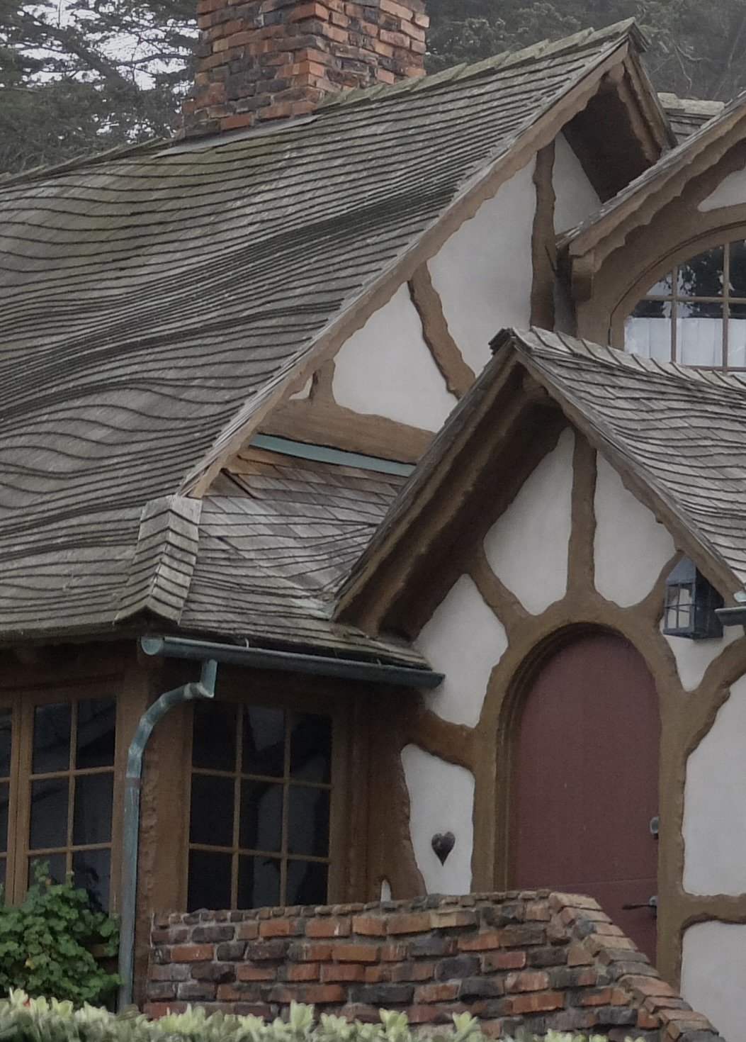  Copper bent to match the architecture on Scenic Drive, Carmel Point, Carmel-By-The-Sea, California. 