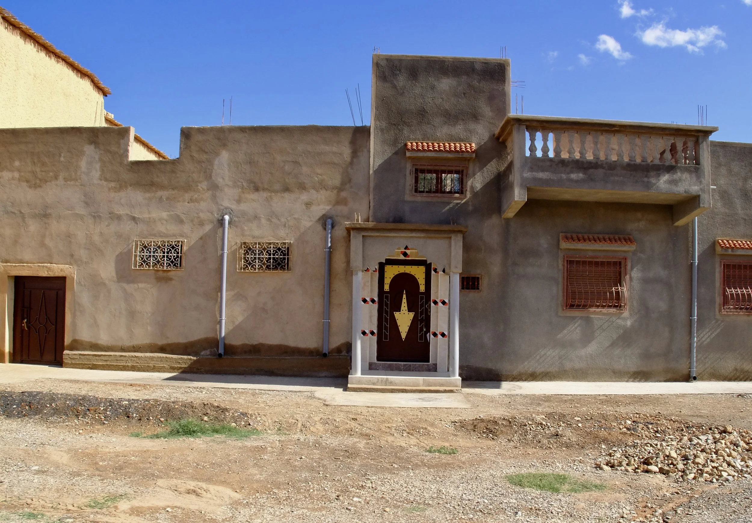  On the road from Egg Chebbi Desert to Skoura, Morocco. 