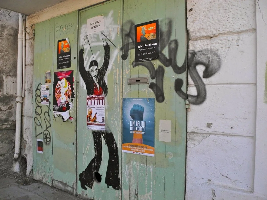  It did smell a bit of pee here.  Arles, France. 