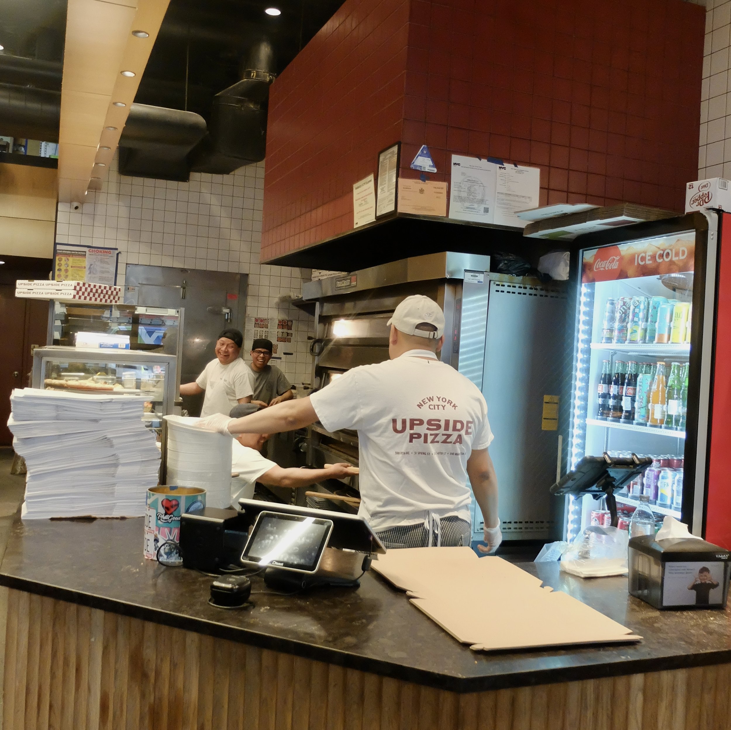  We had their Sicilian with a Coke. 