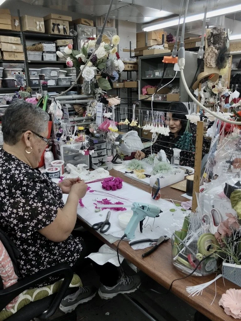  M &amp; S Schmalberg Custom Fabric Flowers. 