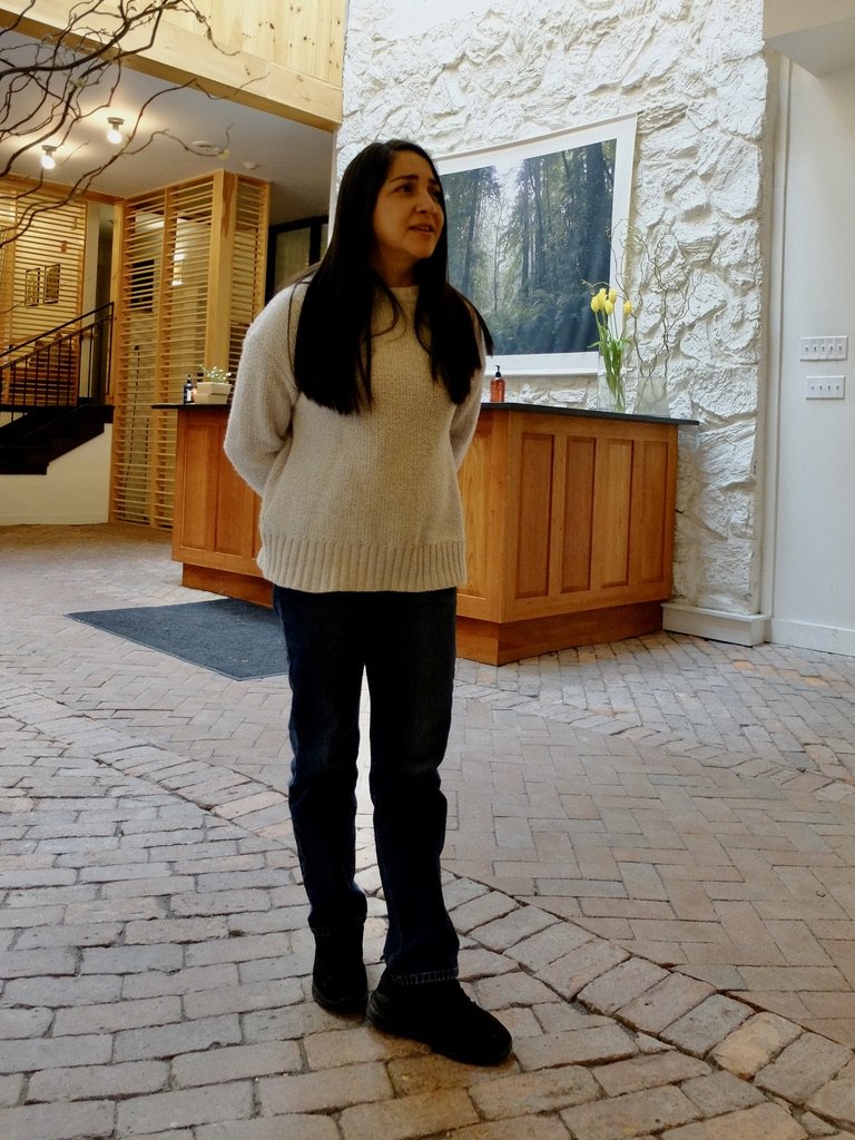  Anahi, reception @ Scribner's Catksill Lodge,  Hunter, NY.  The brickwork is the original 1966 driveway into the motel. 